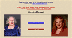Desktop Screenshot of micheline.ca