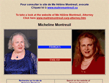 Tablet Screenshot of micheline.ca